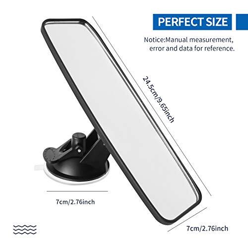 Rear View Mirror, Adjustable Car Interior Rear View Mirror Car Seat Child White - Picture 6 of 8