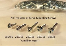 Servo Screws 492  Piece Set
