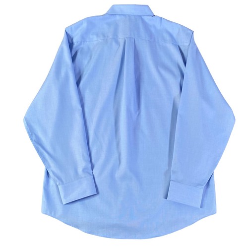 Doosan Shirt Red House Mens Large Blue Button Down Employee Uniform Office Work - Picture 4 of 9