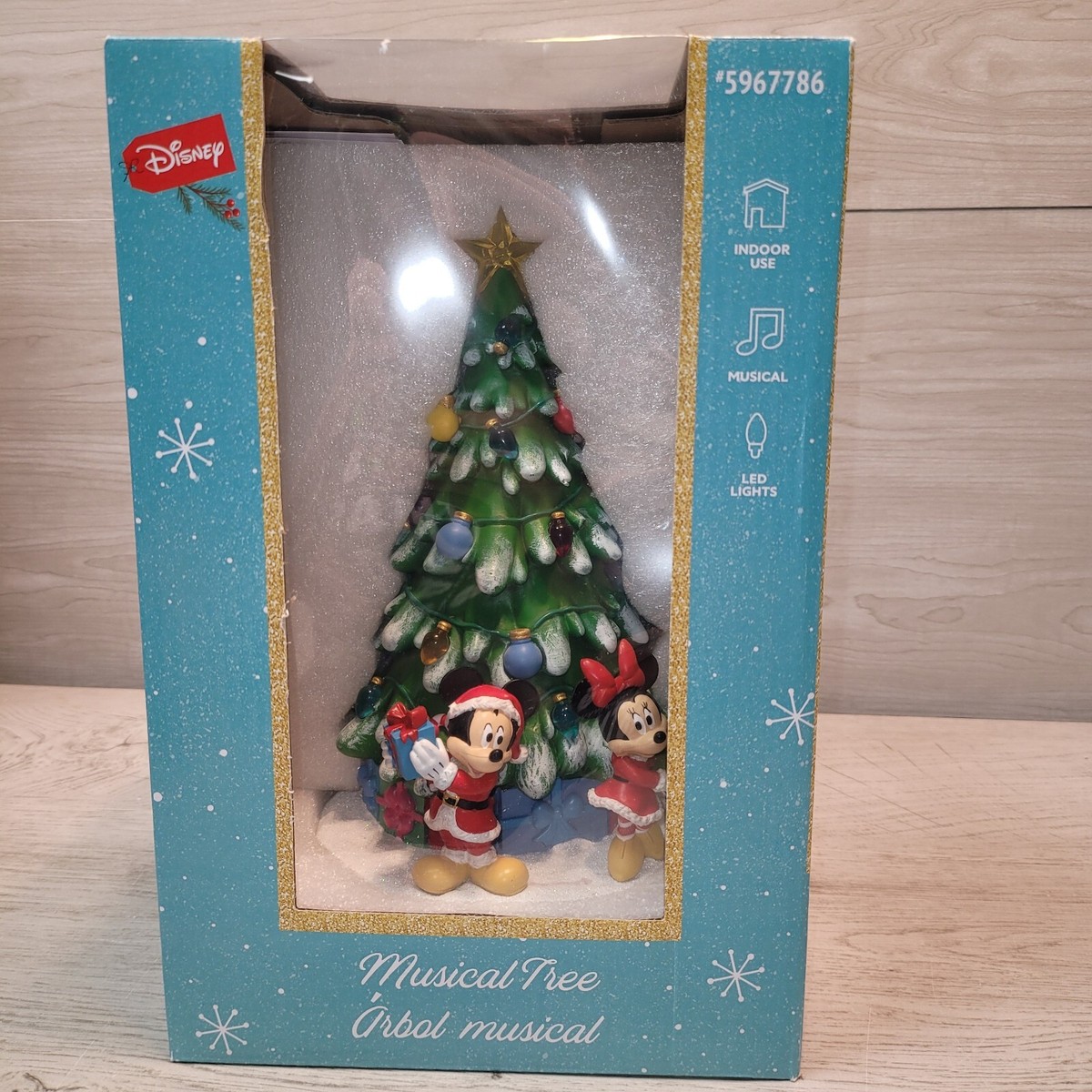 LED TREE FIGURE ミッキーと仲間たち　クリスマスツリー Disney Mickey And Friends Illuminated Tabletop Christmas
