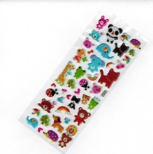 NEW 3D Scrapbooking Sticker DIY Diary Planner Decor Fun Cartoon Zoo Animals