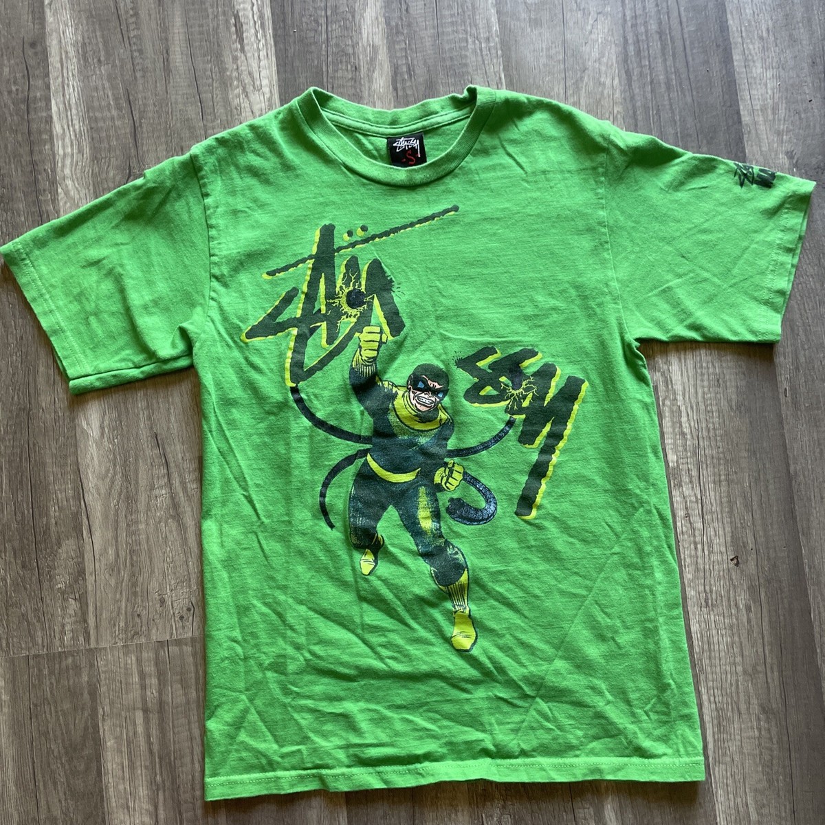 STUSSY×MARVEL Vintage Stussy X Marvel 2011 Fantastic Four, Doom, Captain