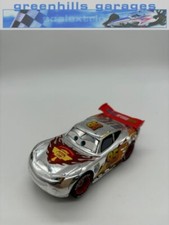 Greenhills Carrera GO  Lightning McQueen Piston Cup Silver - Used - 23713