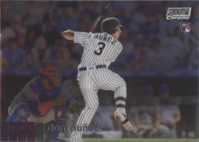 2020 Topps Stadium Club Chrome - Dom Nunez #332 - 1 of 1