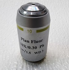 Nikon Plan Fluor 10x/0.30 Ph ∞1.5 WD 3 obiettivo microscopio