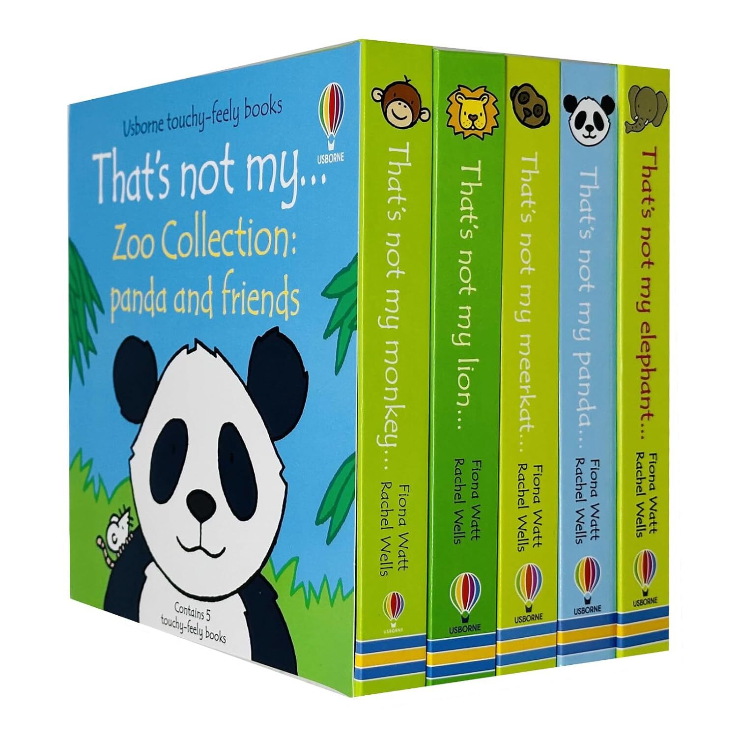 Usborne Touchy-Feely Thats not My Zoo Collection Set 3 Panda and Fr | Fiona Watt