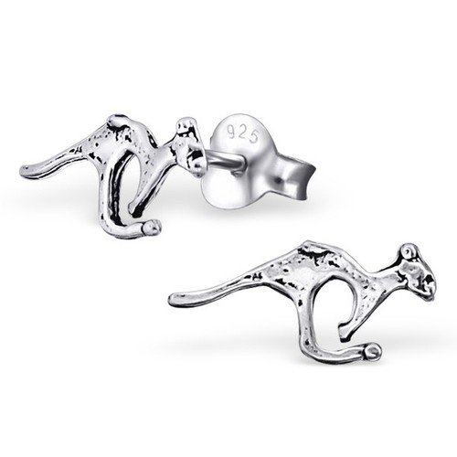 Girls Boys 925 Sterling Silver Stud Earrings SINGLE or PAIR Unicorn Dog Cat Owl - Picture 66 of 84