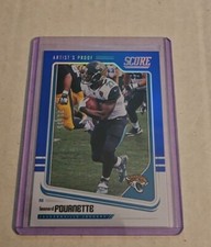 LEONARD FOURNETTE ARTIST'S PROOF CARD SP #/35 JAGUARS 2018 PANINI SCORE SSP SP 