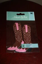 RARE Jolees Women's/Girl's Cowboy Boots ~ Dimensional Embellishments
