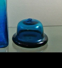 Husted Glass Works Blenko Decanter Reproduction Glass 572 Stopper