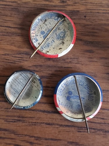 Menge 4 Vintage Franklin Roosevelt Pins Kampagne Buttons Roosevelt Labors Auswahl - Bild 8 von 9
