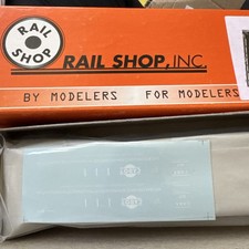 American Car  Foundry Company 47 foot carbon, black car rail shop HO scale kit