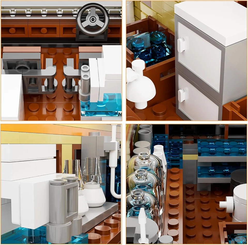 Breaking Bad RV Camper Van Building Blocks Set Vehicle Model Bricks Toy UK - Image 4 of 4