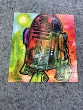 Star Wars R2-D2 Rainbow Art Print Dean Russo CultureNIK 12x12 Pop Art Poster
