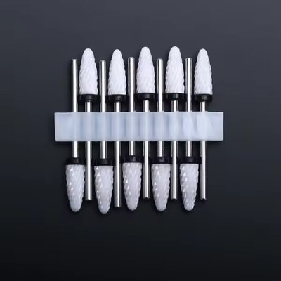 10Pcs Nail Drill Bits Set Electric File Manicure Pedicure Nail Art Tools Ceramic