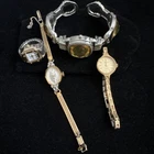 Vintage Watch Lot  Of 4 Timex Waltham Geneva Digits