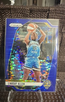 2024 Panini Prizm WNBA - Lindsay Allen #107 Blue Pulsar Prizm /199
