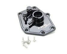 Fuji Racing Black Billet Coolant Header Tank Fits Subaru Impreza Forester Legacy