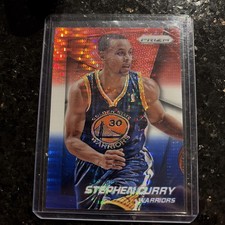 2014-15 Panini Prizm Red White And Blue Pulsar Prizm #92 Stephen Curry  NR-MT+