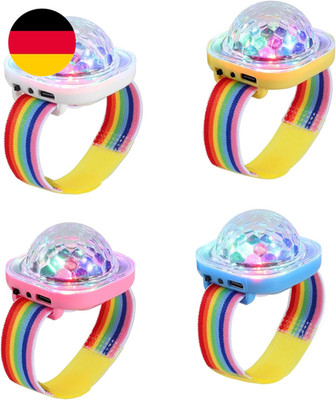 Lancoon Disco Ball Licht, Tragbare Mini Tragbare LED Lampe Nacht Stroboskop Uhr