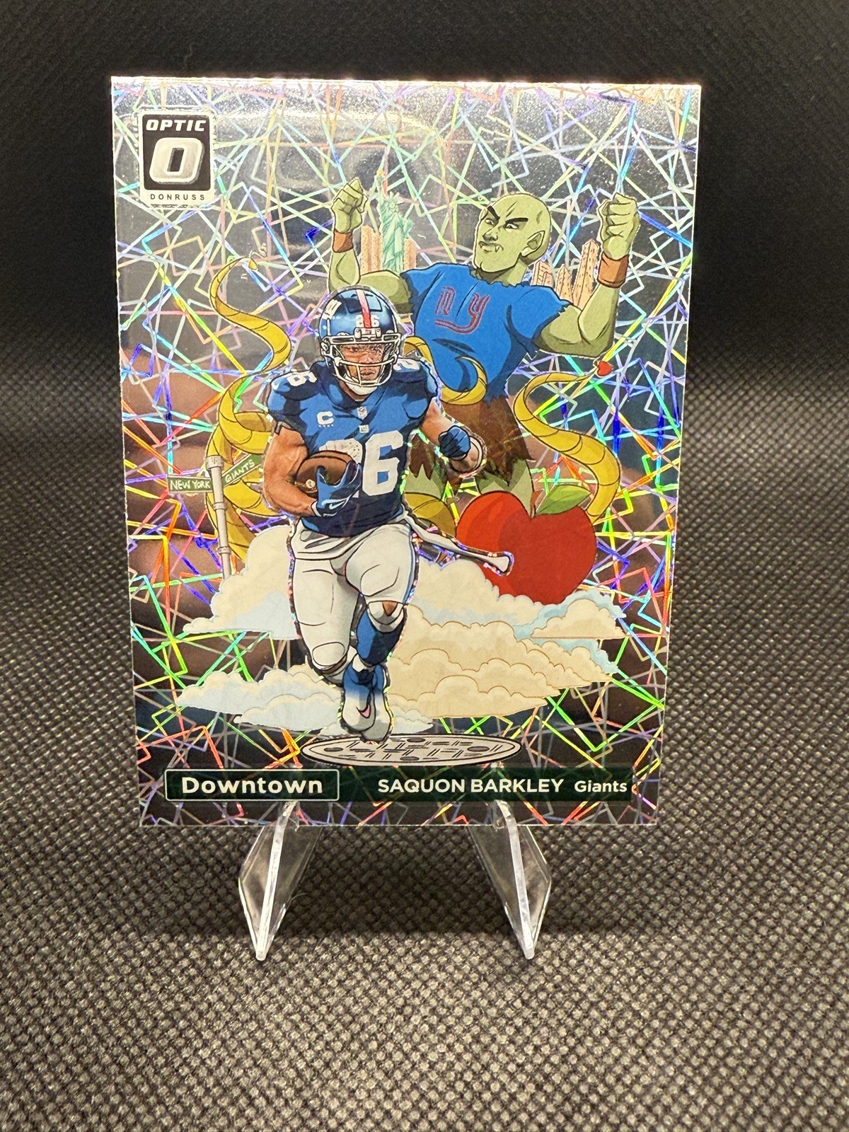 2023 Panini Donruss Optic Saquon Barkley Downtown! SSP #D-13 Giants 🔥🔥