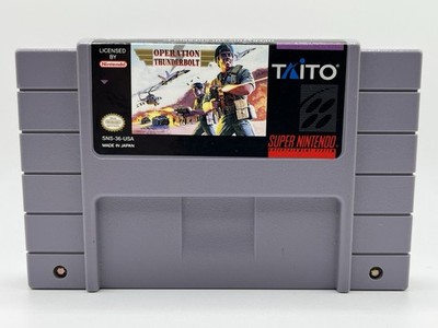 Operation Thunderbolt SNES (Super Nintendo, SNES, 1994) Cart Only - Clean Label