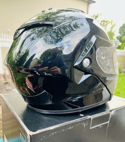 Harley Davidson Men’s Modular CAPSTONE Gloss Black Sun Shield Helmet HD-H24 XXXL - Picture 12 of 24