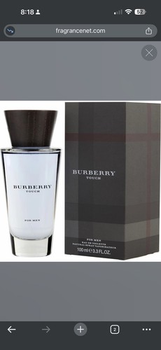 Burberry Touch for Men Eau de Toilette Spray, Regular Size 3.3 fl oz
