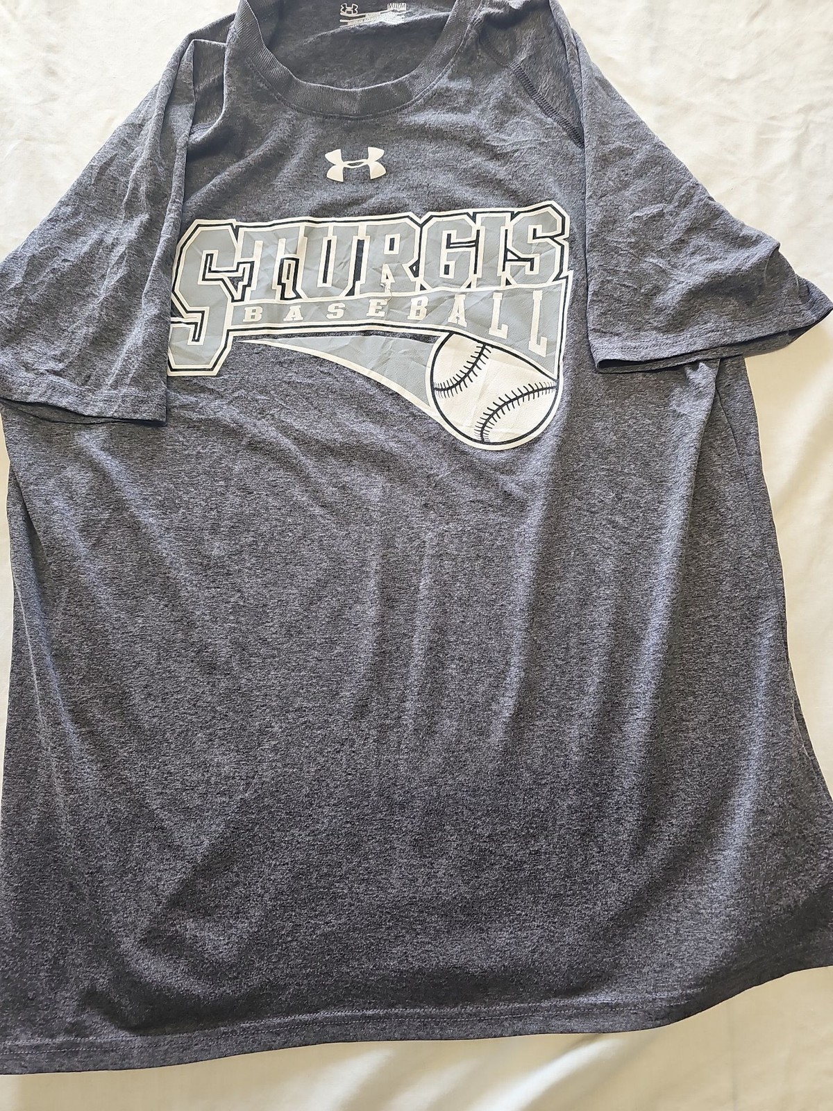 Under Armour HeatGear Sturgis Baseball Graphic T-Shirt M E628 image 5
