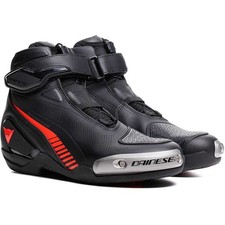 STIVALI SCARPE SPORTIVE MOTO DAINESE SUPERYA SHOES  BLACK RED FLUO TG 45