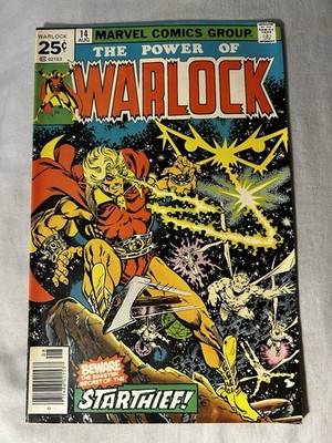 Warlock #14 (Marvel Comics August 1976) FN- condition