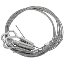 4Pcs Heavy Duty Steel Wire Frame Hanging Kit with Hooks Silver for Home Decor