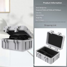 Shockproof Carrying Case Storage Case for DJI Action 3/4/5 Pro Action Camera