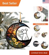 Personalized Dog Memorial Suncatcher   Handcrafted Window Charm for Pet Lovers