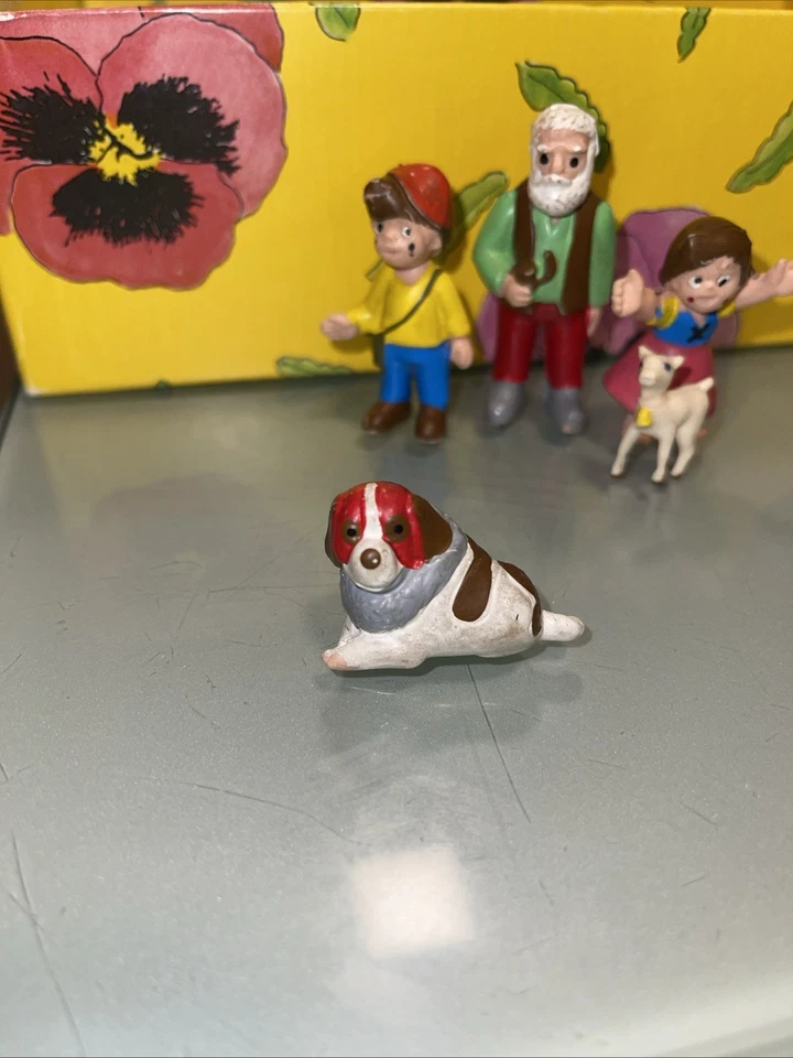 Heidi 4 Figuren von Heimo Taurus Zeichentrickserie 70er Jahre - Bild 2 von 4