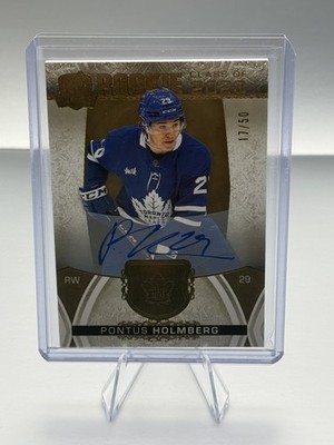 Pontus Holmberg Rookie Class of 2023 Auto 17/50 2022 The Cup - Maple Leafs
