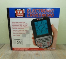 Excalibur Electronic Crossword Puzzle Game TV Guide 2004 Handheld NOS Brand New
