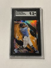 2024 TOPPS FINEST ORANGE REFRACTOR ROOKIE JUNIOR CAMINERO RC /20 SGC 9.5