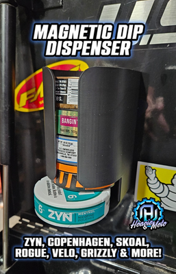 #ad #ad Magnetic Dip Dispenser for Smokeless Tobacco Nicotine Roll Toolbox Holder $11.99