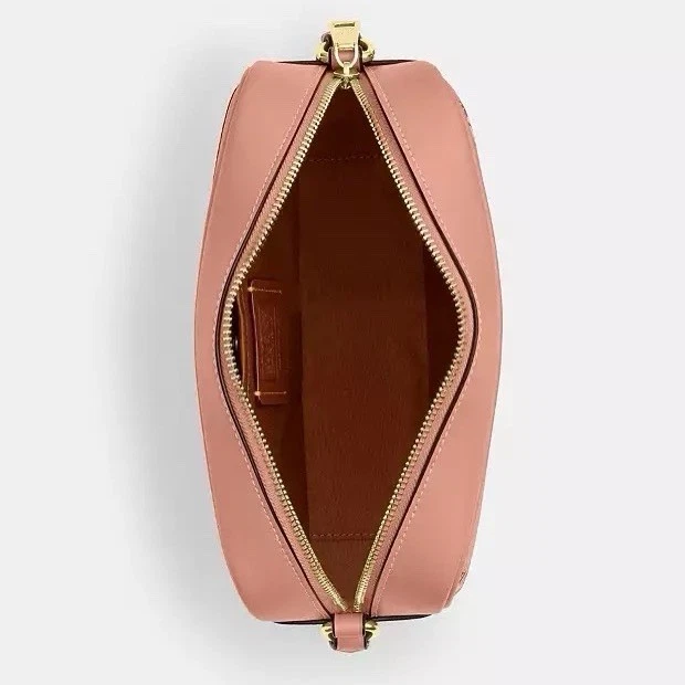 Borsa fotocamera Coach Jamie nuova con etichette con stampa guscio CBM17 corallo alba