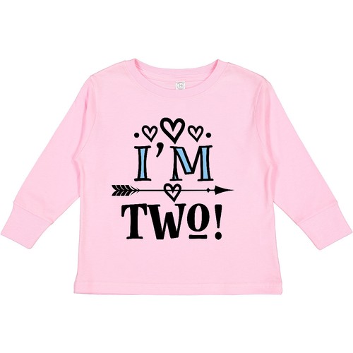 Inktastic 2nd Birthday 2 Year Old Arrow Toddler Long Sleeve T-Shirt Two Childs