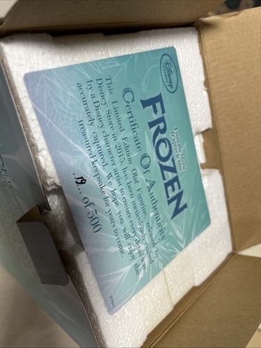 NEW Disney Store D23 Frozen Olaf Snowman Figurine Limited Edition LOW 19 Of 500 - Picture 7 of 7