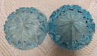 Boyd Crystal Art Glass DIAMOND PUFF Trinket Covered Dish in SKY BLUE — photo 4