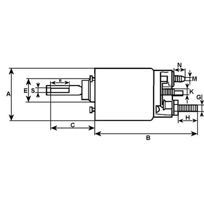 HC-Cargo Magnetschalter Starter F 032 239 907 12V