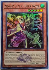 Yugioh Noh-P.U.N.K. Deer Note BLMM-EN076 Ultra Rare 1st Edition