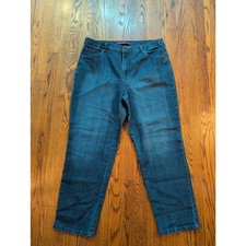 Gloria Vanderbilt New Amanda Tapered Leg Jeans Medium Wash Blue Plus Size 16W