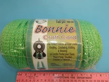*NEW*🪢Pepperell Bonnie Macrame Craft Cord - 6mm X 100yd - Parrot (GREEN) color