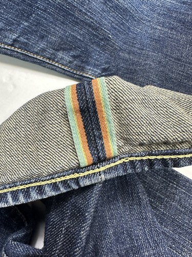 EDWIN RAINBOW SELVEDGE ED-47 JEANS, JAPAN 32x34 Actual 33x33 - Picture 14 of 14