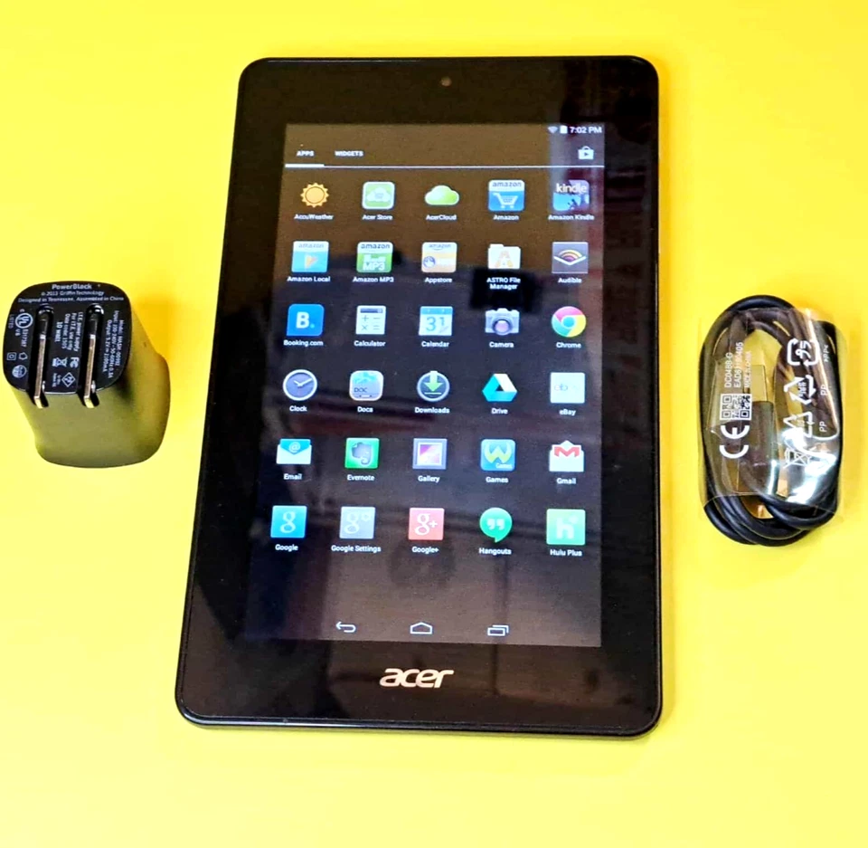 🔥 ACER ICONIA ONE 7 B1-730 16GB WI-FI 7" IPS HD DISPLAY ANDROID 5 MP TABLET TAB - Image 2 of 4