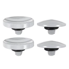 Soft Shutter Release Button Pure Copper Camera Shutter Button, Silver 4pcs